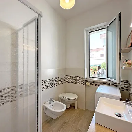 612 - Bellissimo Trilocale Nuovo A Marcelli, Climatizzato Con Ampio Giardino - White Club Inclusa Lägenhet